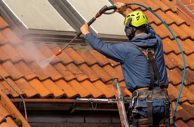 Démoussage et hydrofuge de toiture à Monswiller